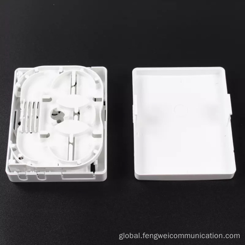 Fiber Optic Distribution Cabinet 2-port FTTH indoor wall-mounted desktop box Manufactory